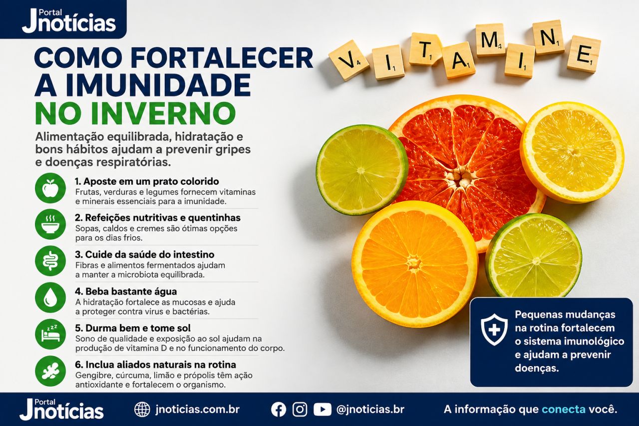Como fortalecer a imunidade no inverno: 6 hábitos que ajudam a prevenir gripes e doenças respiratórias